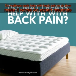 Artistic representation for Do mattress pads help with back pain or do they make it worse An expert responds