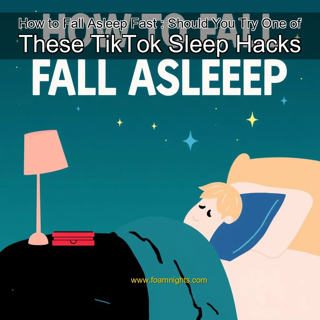 You are currently viewing How to Fall Asleep Fast : Should You Try One of These TikTok Sleep Hacks