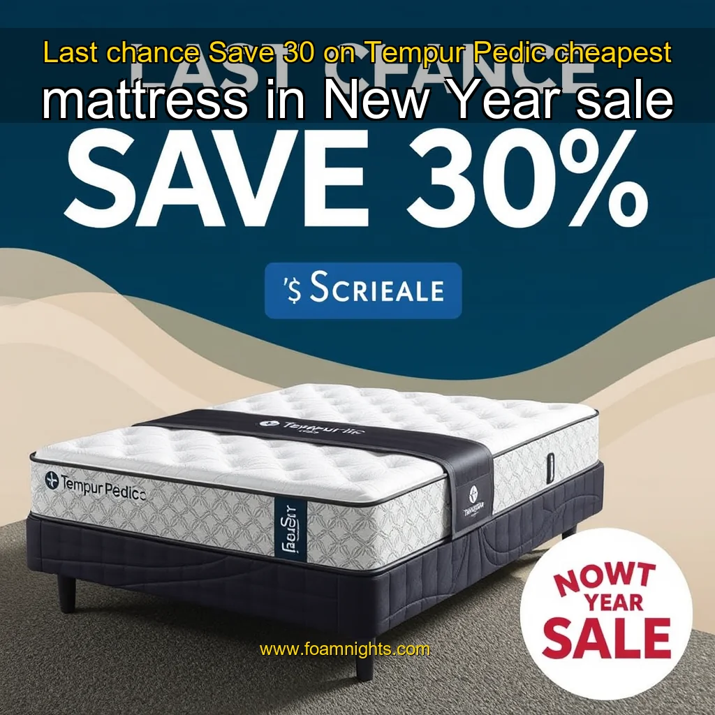 You are currently viewing Last chance  Save 30  on Tempur  Pedic cheapest mattress in New Year sale
