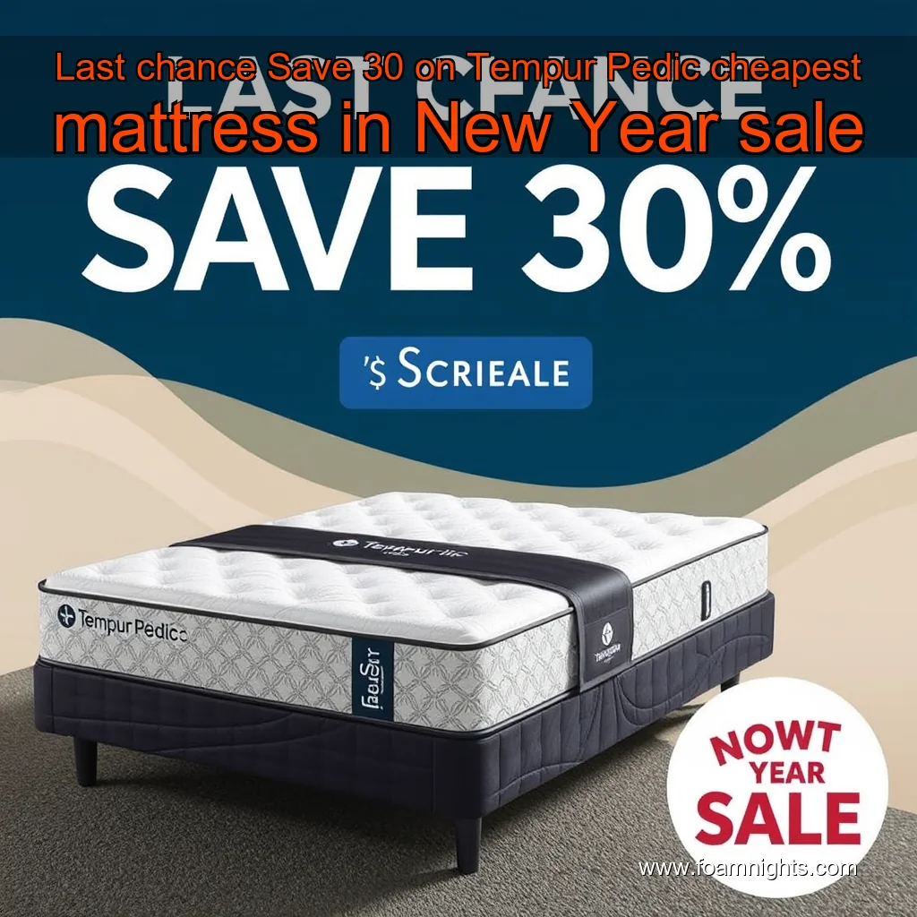 You are currently viewing Last chance  Save 30  on Tempur  Pedic cheapest mattress in New Year sale