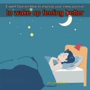Artistic representation for Expert Opinion How to improve your sleep position to wake up feeling better