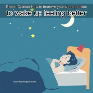 Artistic representation for Expert Opinion How to improve your sleep position to wake up feeling better