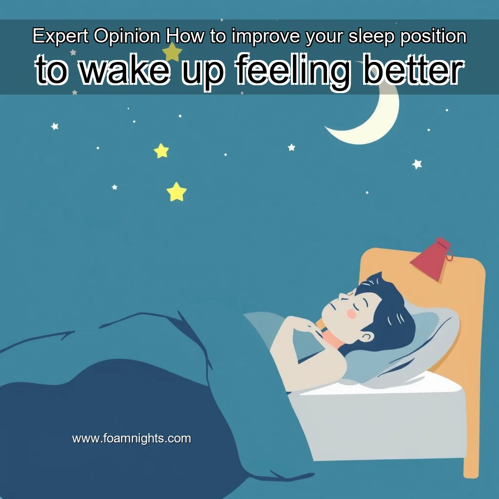 You are currently viewing Expert Opinion  How to improve your sleep position to wake up feeling better