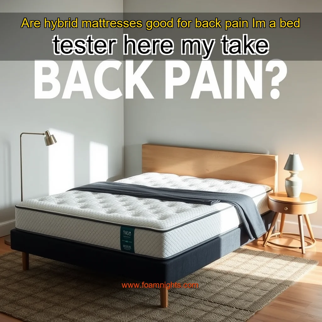You are currently viewing Are hybrid mattresses good for back pain  Im a bed tester  here my take