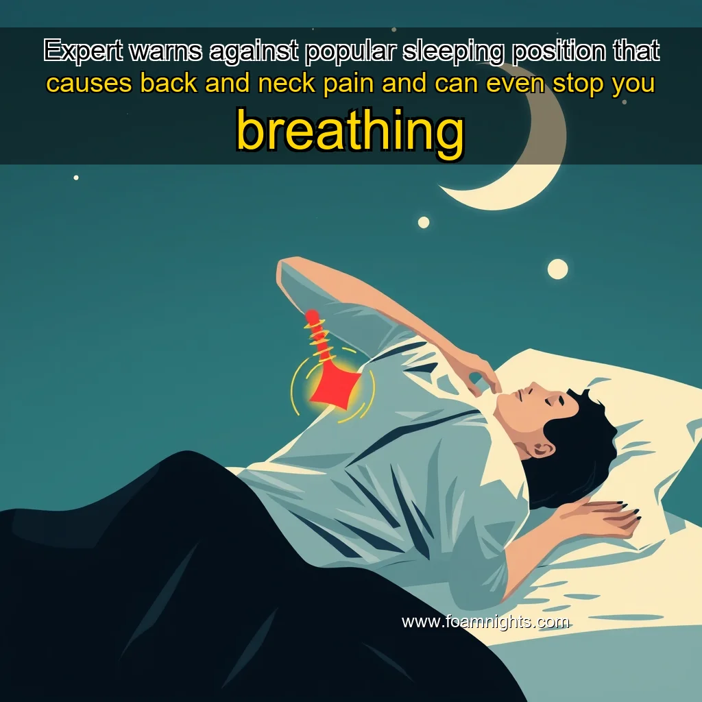 You are currently viewing Expert warns against popular sleeping position that causes back and neck pain and can even stop you breathing