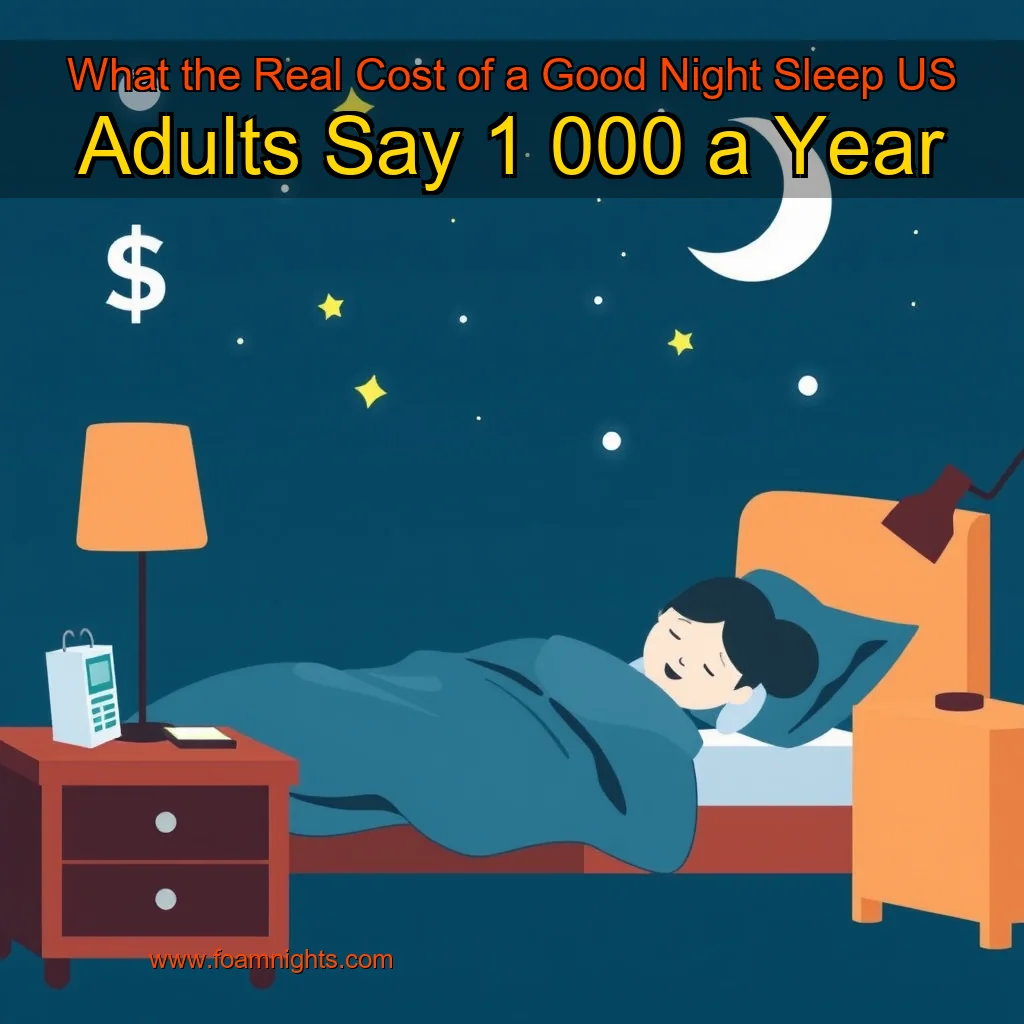 You are currently viewing What the Real Cost of a Good Night Sleep  US Adults Say 1  000 a Year