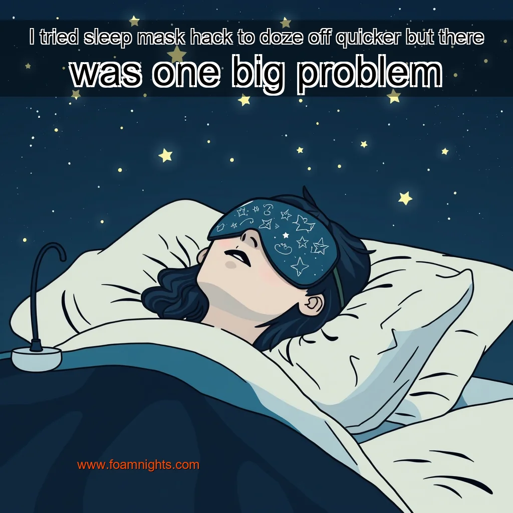 You are currently viewing I tried sleep mask hack to doze off quicker  but there was one big problem