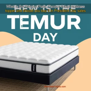Artistic representation for What is the Tempur Pedic Tempur Adapt mattress topper and should you buy it in President Day sales