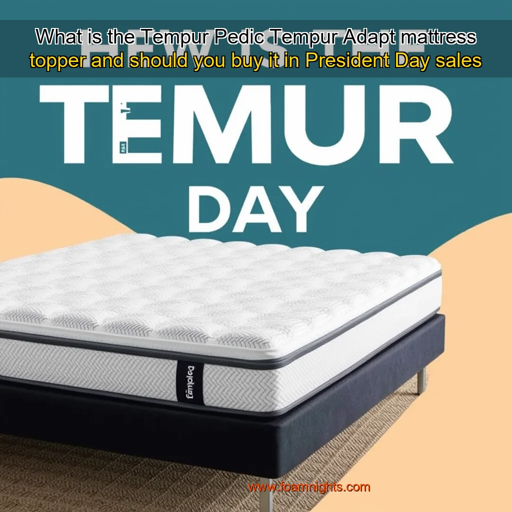 You are currently viewing What is the Tempur  Pedic Tempur  Adapt mattress topper and should you buy it in President Day sales