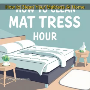 Artistic representation for How to Clean Your Mattress At Home