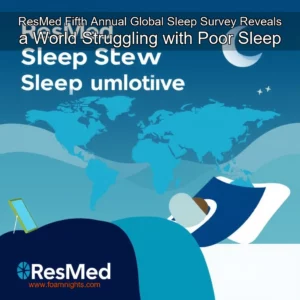 Artistic representation for ResMed Fifth Annual Global Sleep Survey Reveals a World Struggling with Poor Sleep