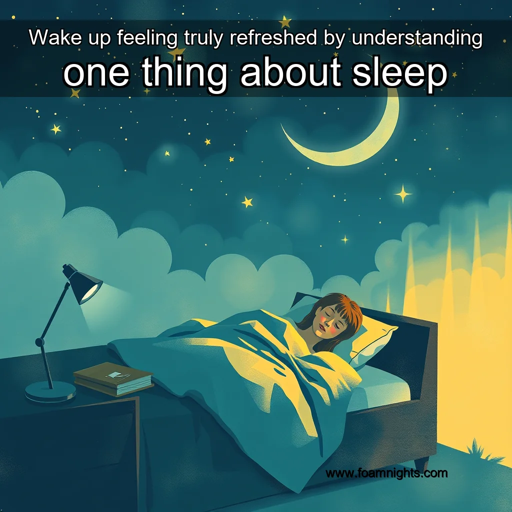You are currently viewing Wake up feeling truly refreshed by understanding one thing about sleep