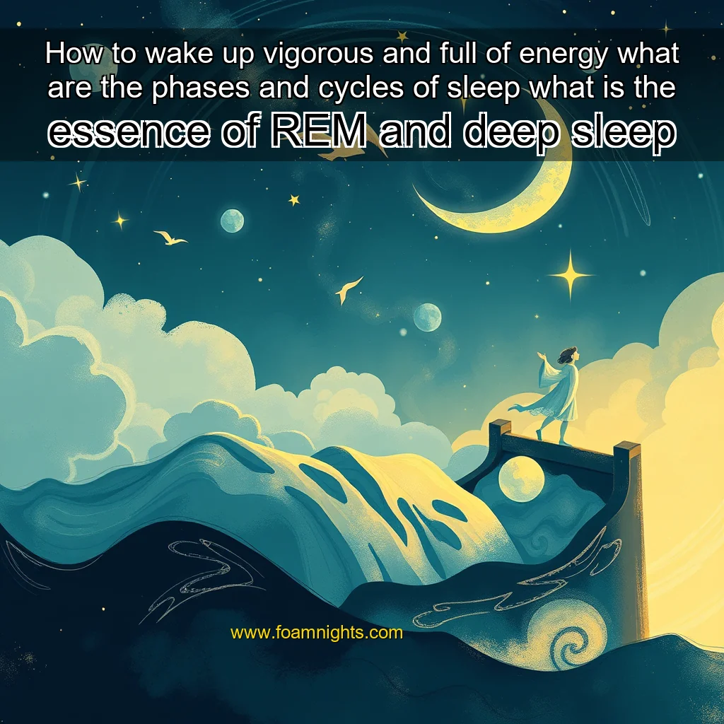 You are currently viewing How to wake up vigorous and full of energy  what are the phases and cycles of sleep  what is the essence of REM and deep sleep