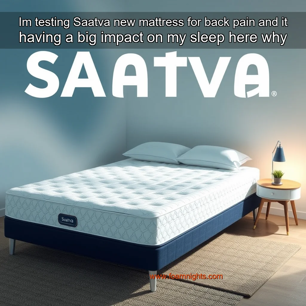 Read more about the article Im testing Saatva new mattress for back pain and it having a big impact on my sleep here why