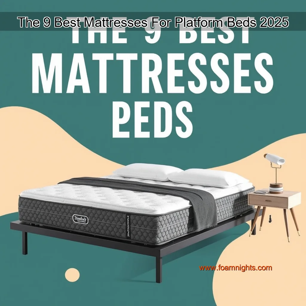 You are currently viewing The 9 Best Mattresses For Platform Beds 2025