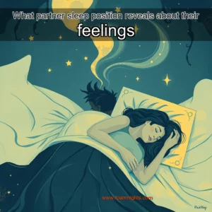 Artistic representation for What partner sleep position reveals about their feelings