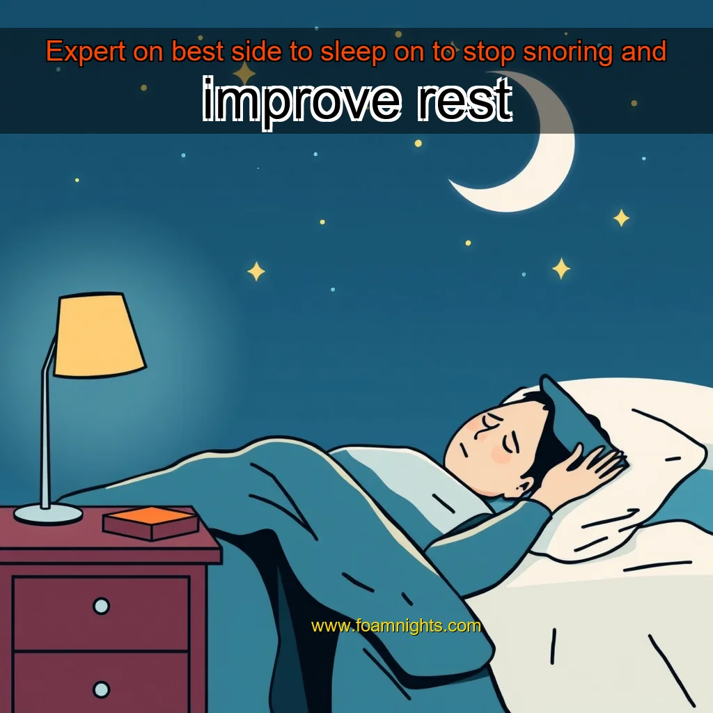 You are currently viewing Expert on best side to sleep on to stop snoring and improve rest