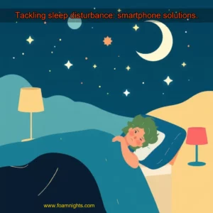 Artistic representation for Tackling sleep disturbance: smartphone solutions.
