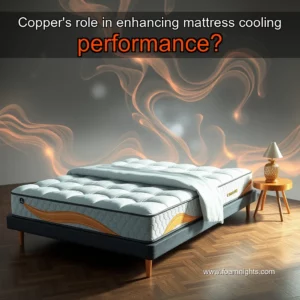 Artistic representation for Copper's role in enhancing mattress cooling performance?