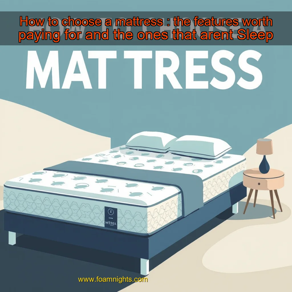 You are currently viewing How to choose a mattress : the features worth paying for  and the ones that arent  Sleep