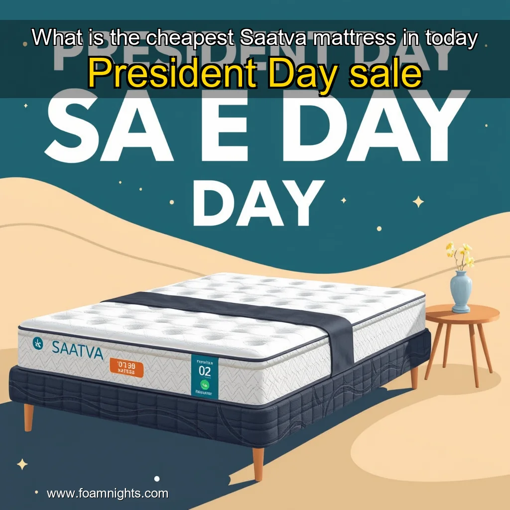 You are currently viewing What is the cheapest Saatva mattress in today President Day sale