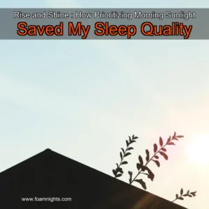 Artistic representation for Rise and Shine : How Prioritizing Morning Sunlight Saved My Sleep Quality