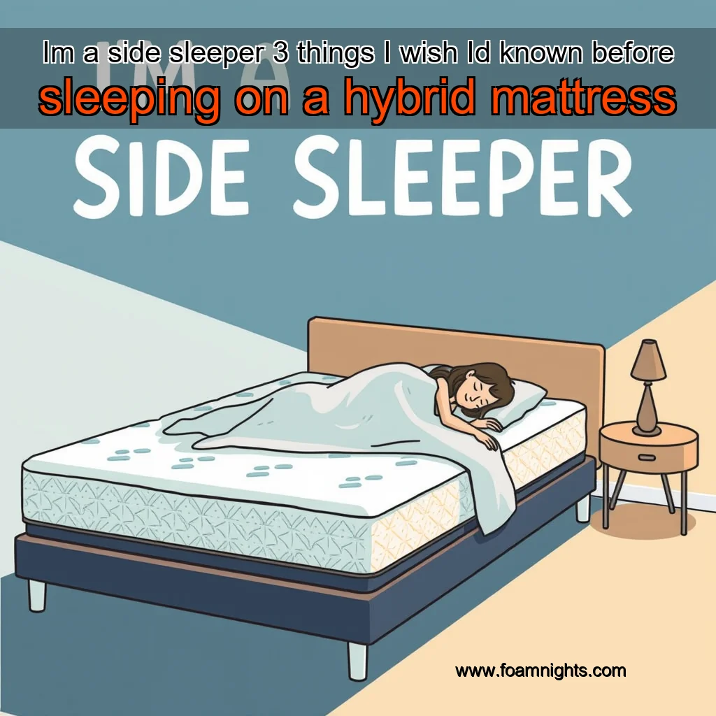 You are currently viewing Im a side sleeper 3 things I wish Id known before sleeping on a hybrid mattress