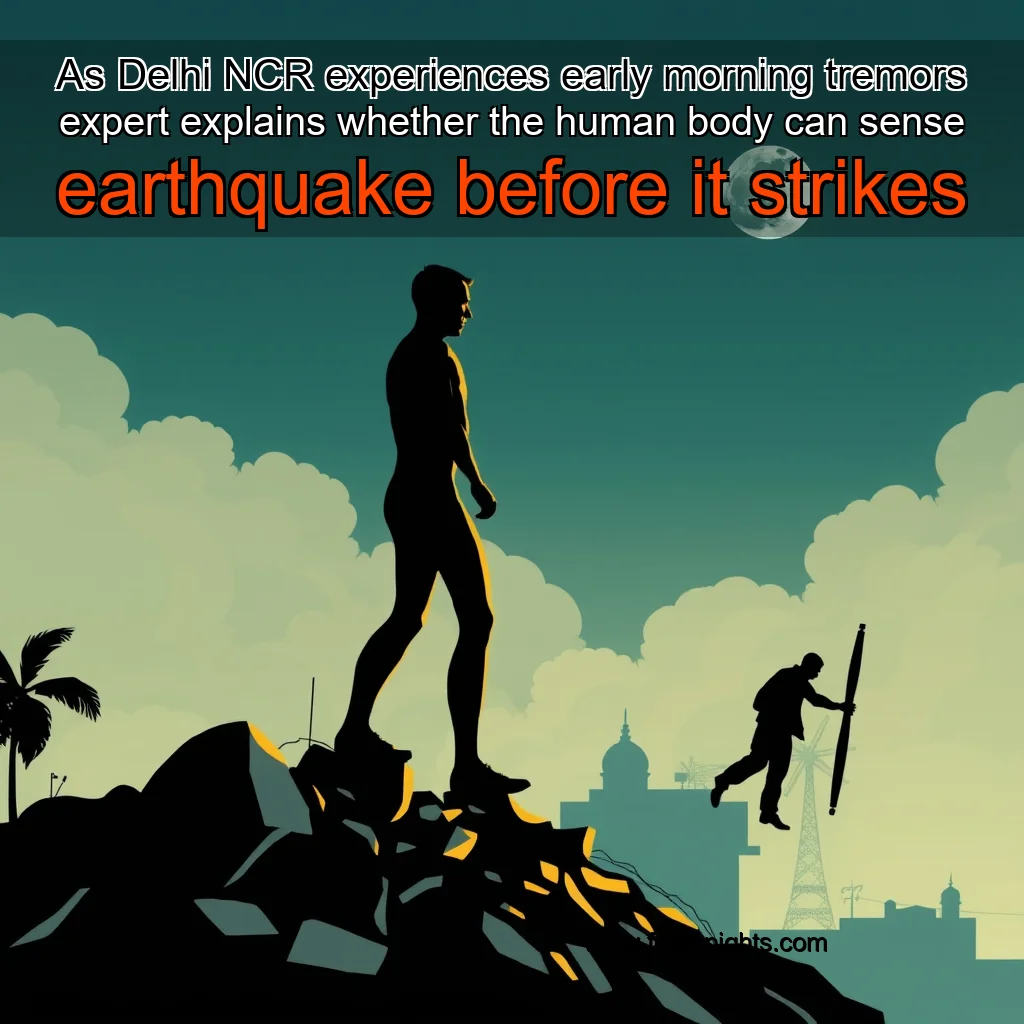 You are currently viewing As Delhi  NCR experiences early morning tremors  expert explains whether the human body can sense earthquake before it strikes