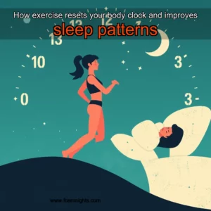 Artistic representation for How exercise resets your body clock and improves sleep patterns