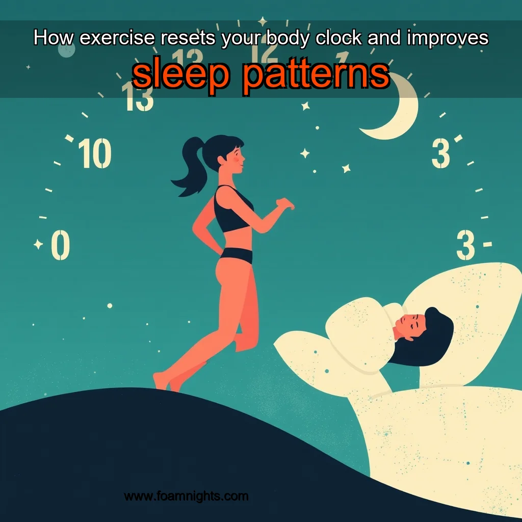 You are currently viewing How exercise resets your body clock and improves sleep patterns