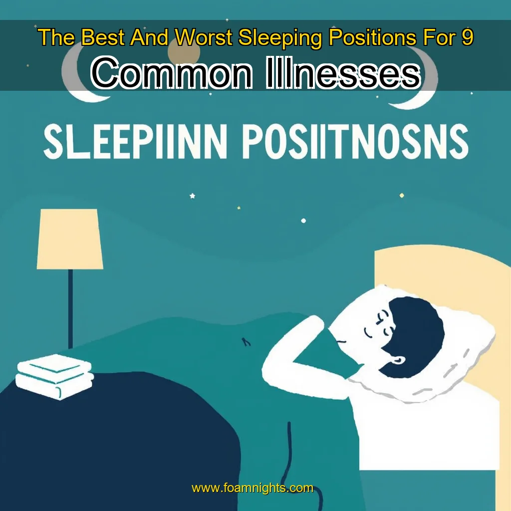 Read more about the article The Best  And Worst  Sleeping Positions For 9 Common Illnesses