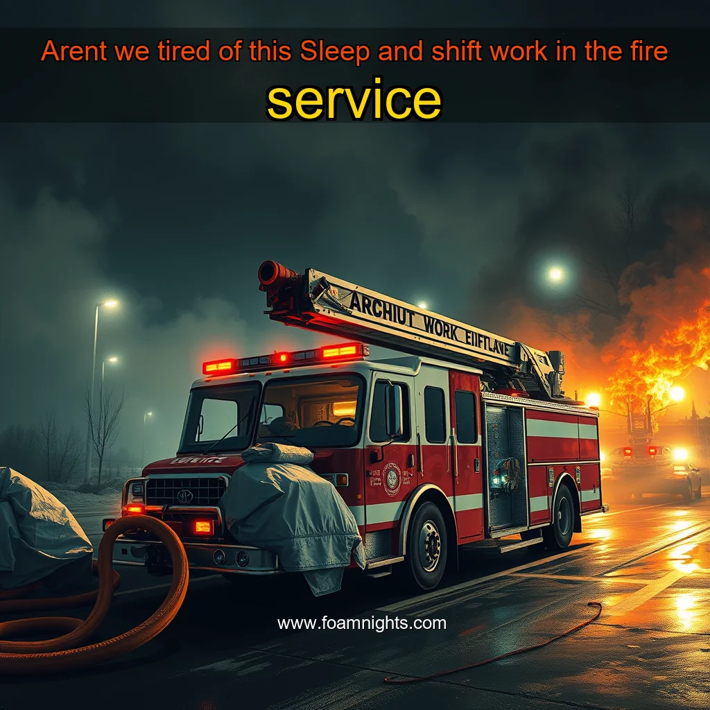 You are currently viewing Arent we tired of this  Sleep and shift work in the fire service