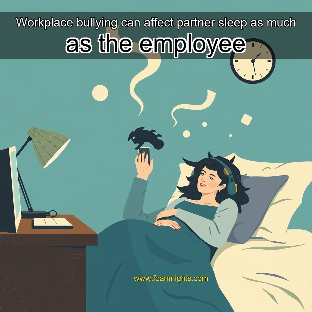 You are currently viewing Workplace bullying can affect partner sleep as much as the employee