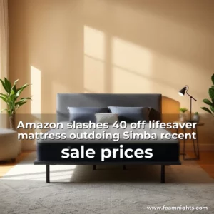 Artistic representation for Amazon slashes 40 off lifesaver mattress outdoing Simba recent sale prices