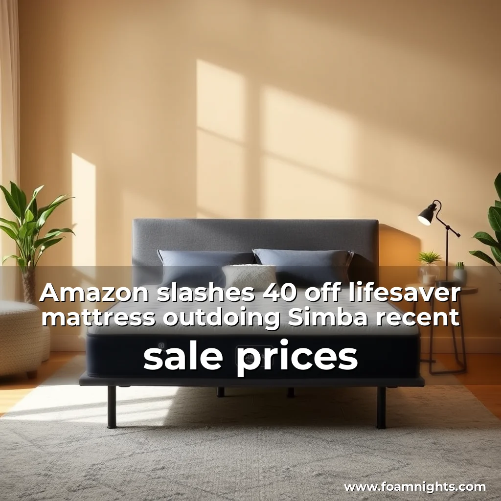 Read more about the article Amazon slashes 40 off lifesaver mattress outdoing Simba recent sale prices