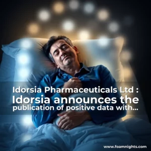 Artistic representation for Idorsia Pharmaceuticals Ltd : Idorsia announces the publication of positive data with daridorexant in patients with chronic insomnia and nocturia