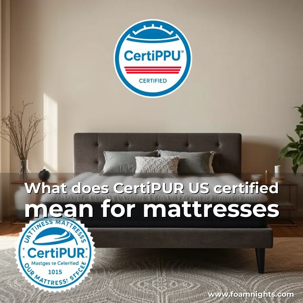 Read more about the article What does CertiPUR  US certified mean for mattresses