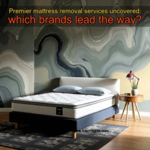 Artistic representation for Premier mattress removal services uncovered: which brands lead the way?