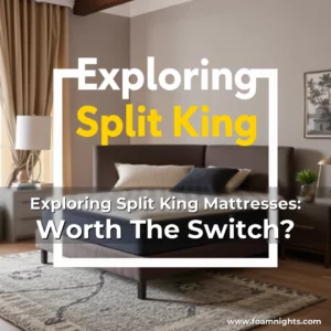 Artistic representation for Exploring Split King Mattresses: Worth The Switch?