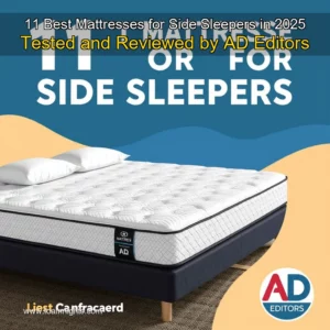 Artistic representation for 11 Best Mattresses for Side Sleepers in 2025 Tested and Reviewed by AD Editors