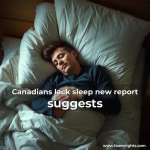 Artistic representation for Canadians lack sleep new report suggests