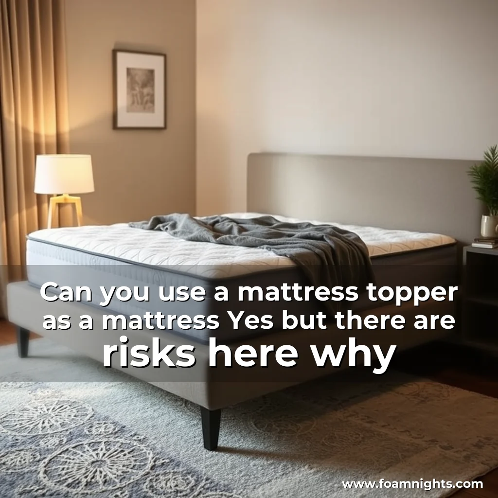 You are currently viewing Can you use a mattress topper as a mattress  Yes  but there are risks here why