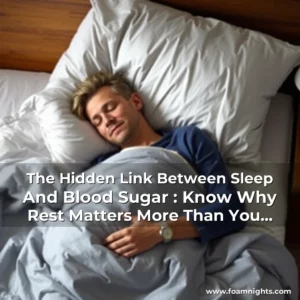 Artistic representation for The Hidden Link Between Sleep And Blood Sugar : Know Why Rest Matters More Than You Think!