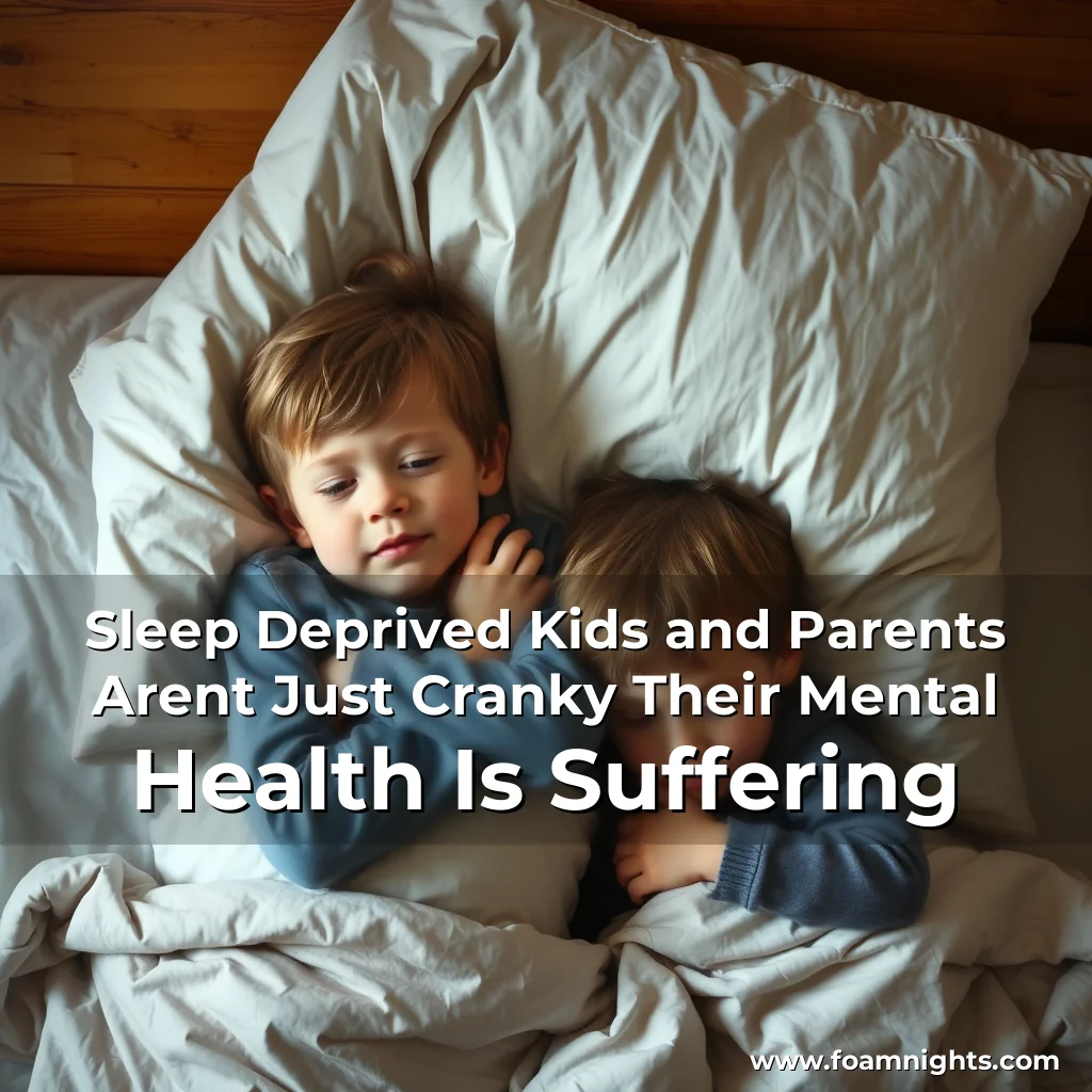 Read more about the article Sleep  Deprived Kids  and Parents  Arent Just Cranky Their Mental Health Is Suffering