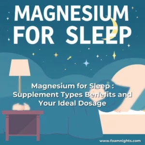 Artistic representation for Magnesium for Sleep : Supplement Types Benefits and Your Ideal Dosage