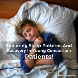 Artistic representation for Exploring Sleep Patterns And Recovery In Young Concussion Patients!