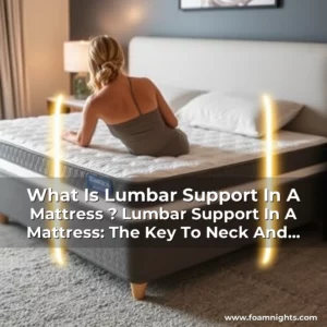 Artistic representation for What Is Lumbar Support In A Mattress ? Lumbar Support In A Mattress: The Key To Neck And Back Health!