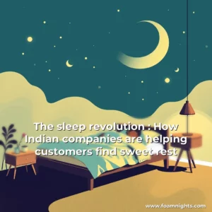 Artistic representation for The sleep revolution : How Indian companies are helping customers find sweet rest