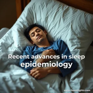 Artistic representation for Recent advances in sleep epidemiology