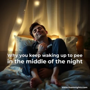Artistic representation for Why you keep waking up to pee in the middle of the night